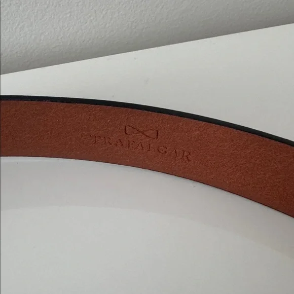 TRAFALGAR Men's Tan Leather Belt 36/90 - Picture 3 of 4